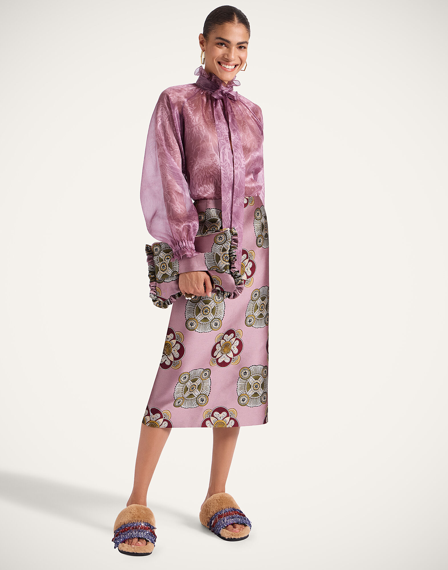 La DoubleJ Pencil Skirt Nucleus Dusty Pink SKI0011JCQ114NUC03PI10