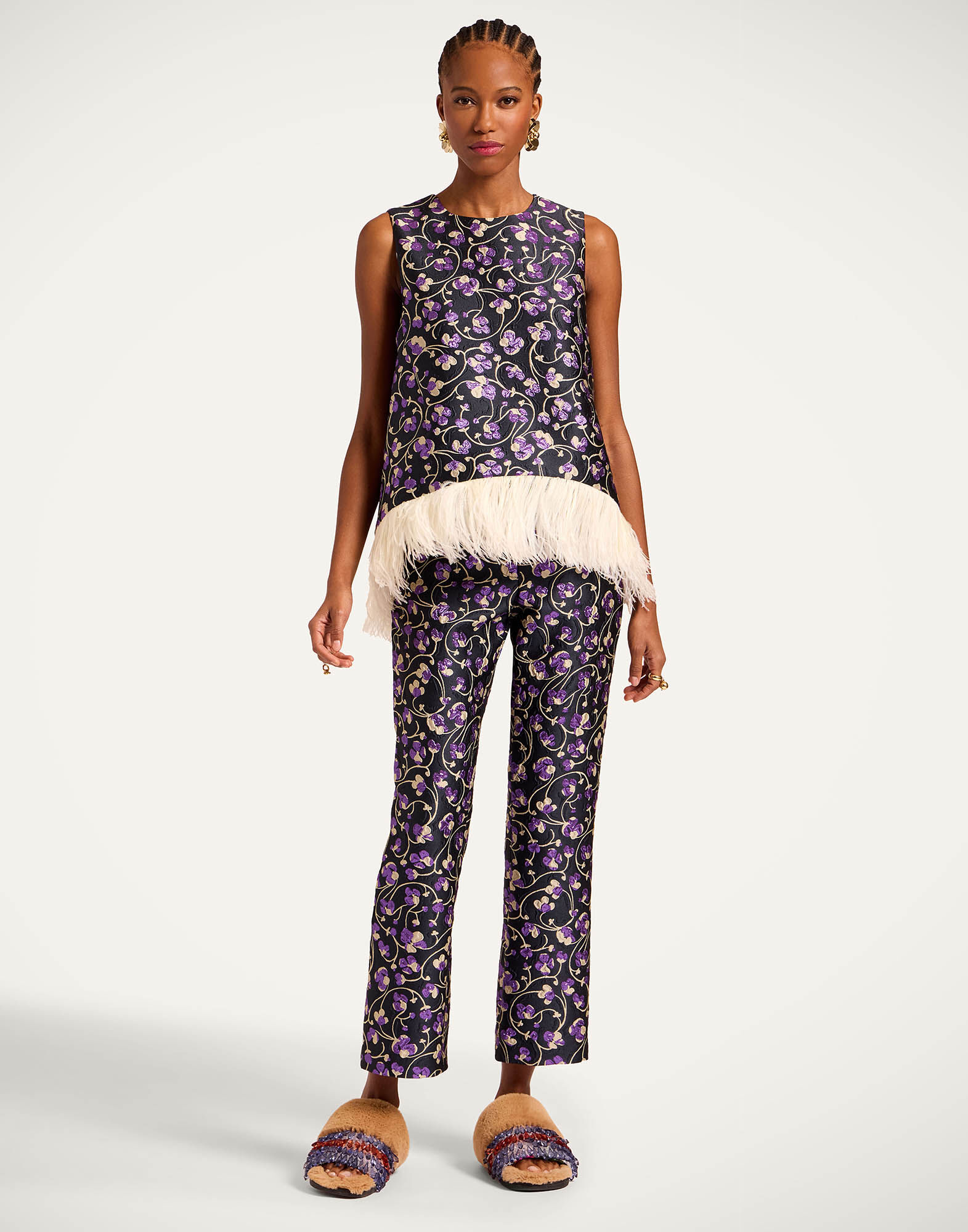 La DoubleJ La Scala Top Honeysuckle Black TOP0013JCQ128HNY02BL01