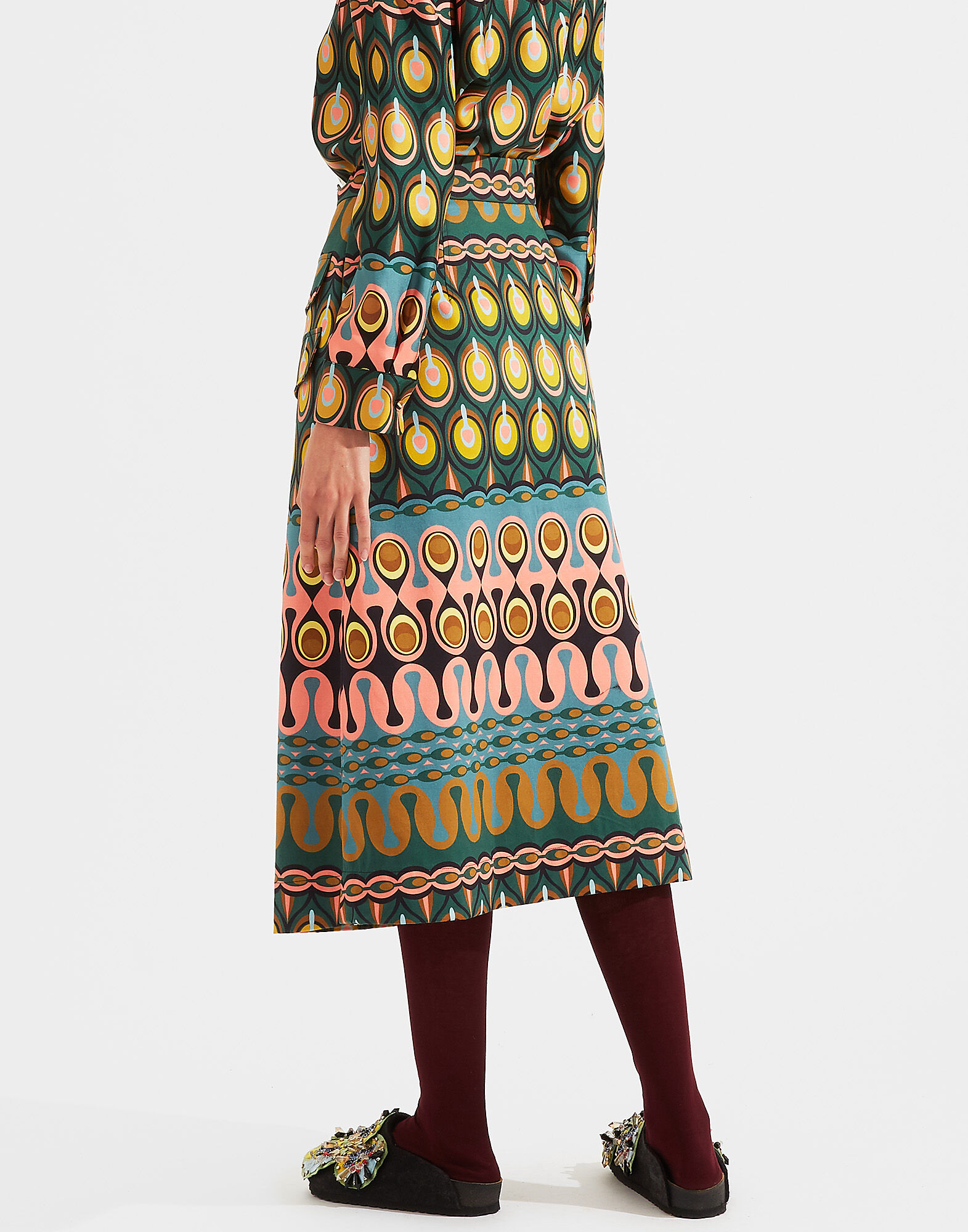 LaDoubleJ Peggy Skirt Rio Verde SKI0040COT006RIO0002