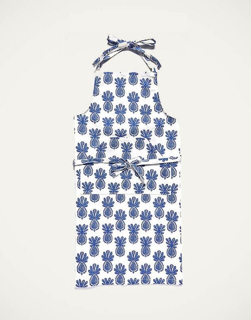 La DoubleJ Apron La DoubleJ Apron Pineapple Blu APR0001COT018PNP0017