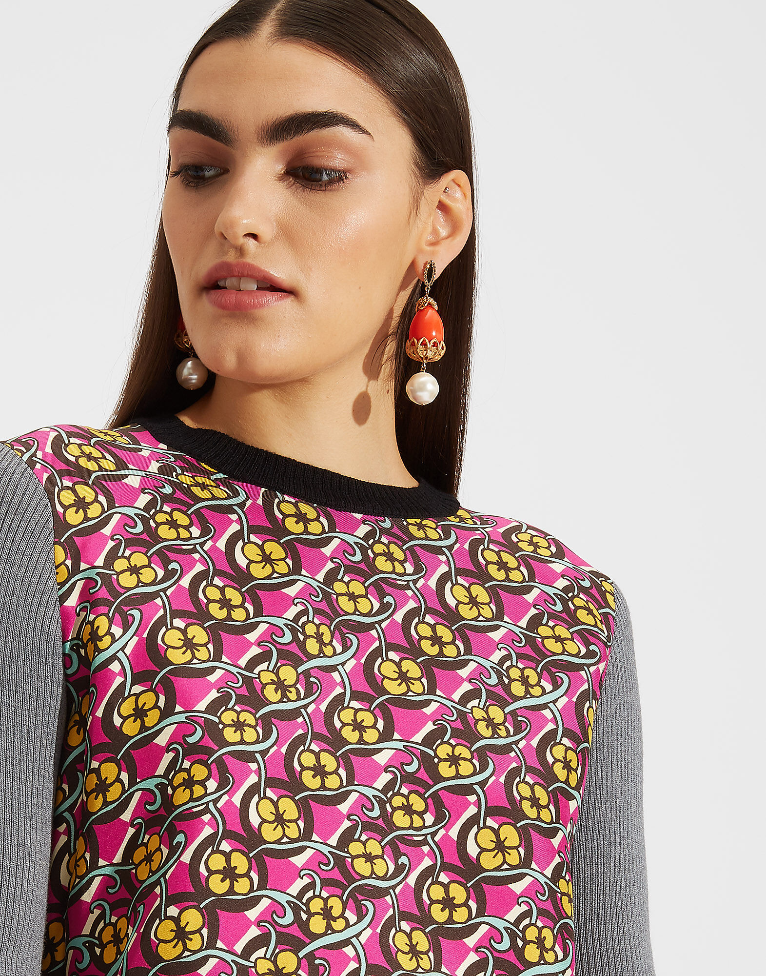 LaDoubleJ Gemini Sweater Pic Nic Viola PUL0006KNI005VIO0002