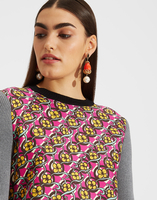LaDoubleJ Gemini Sweater LaDoubleJ Gemini Sweater Pic Nic Viola PUL0006KNI005VIO0002