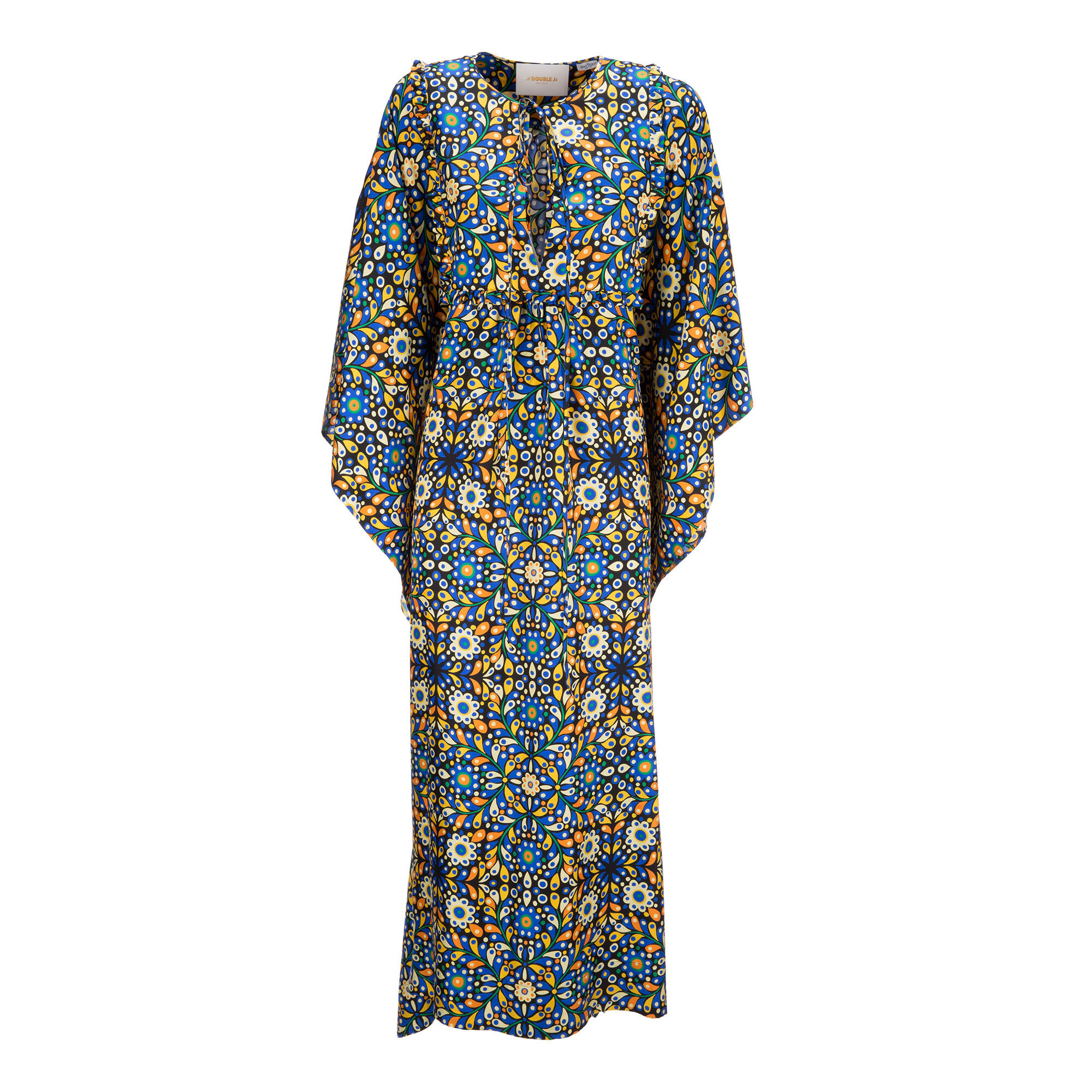 LaDoubleJ Talitha Kaftan Confetti Blu DRE0048SIL001CON0002
