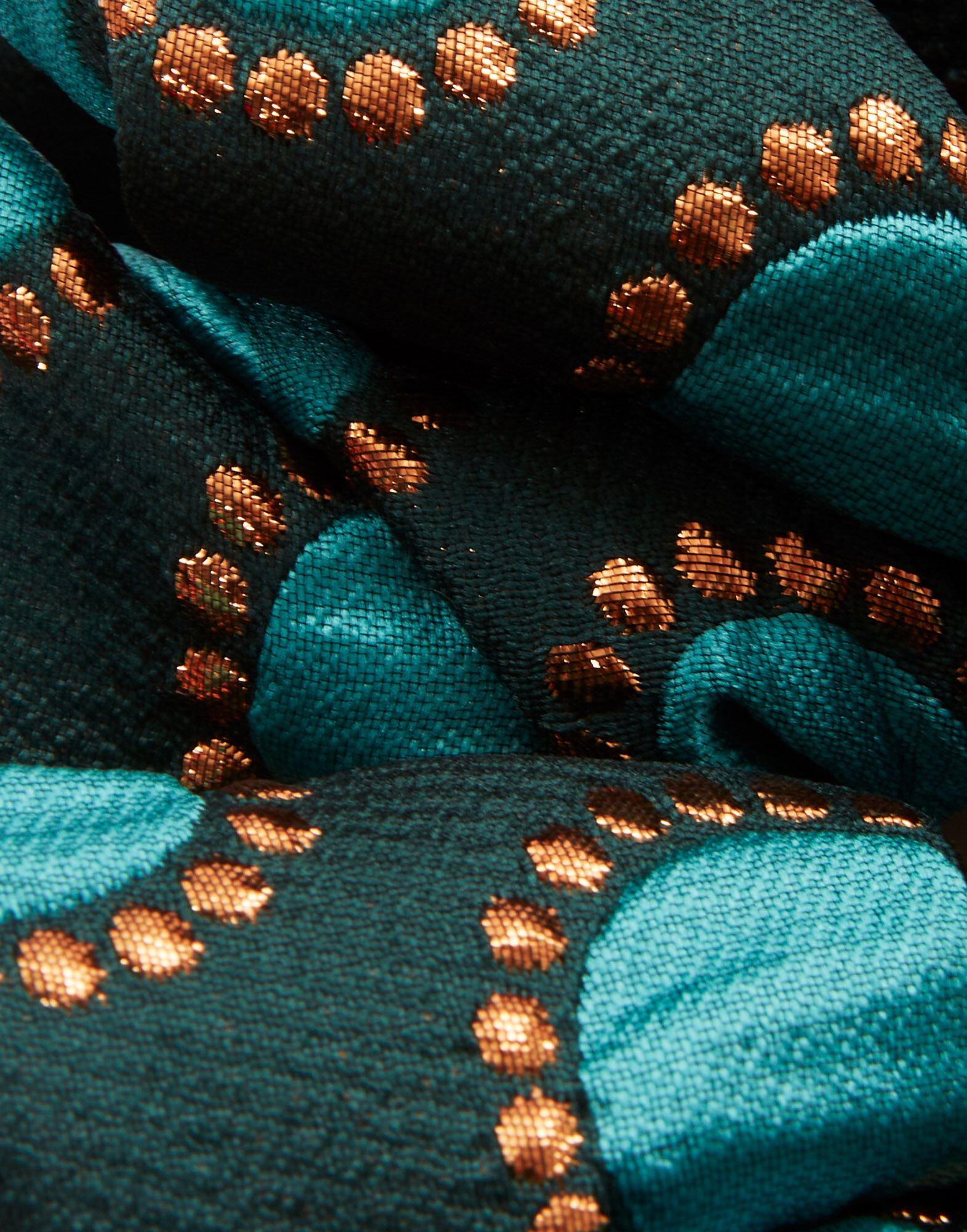 La DoubleJ Giga Scrunchie Winter Sun Emerald SCR0003JCQ060WSU01GR04