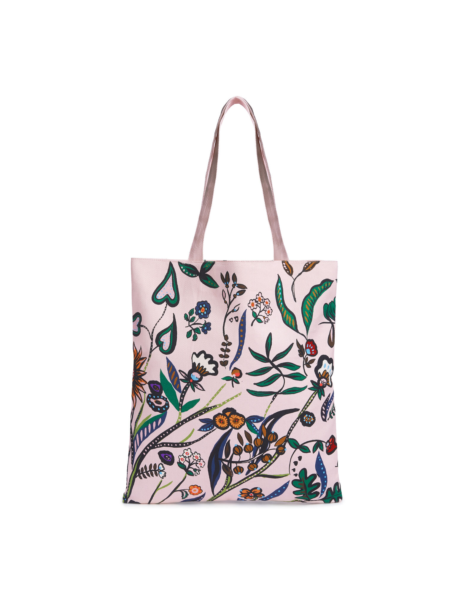 La DoubleJ Goodie Tote Bag Tree Of Life Rosa BAG0026COT023TFL0009