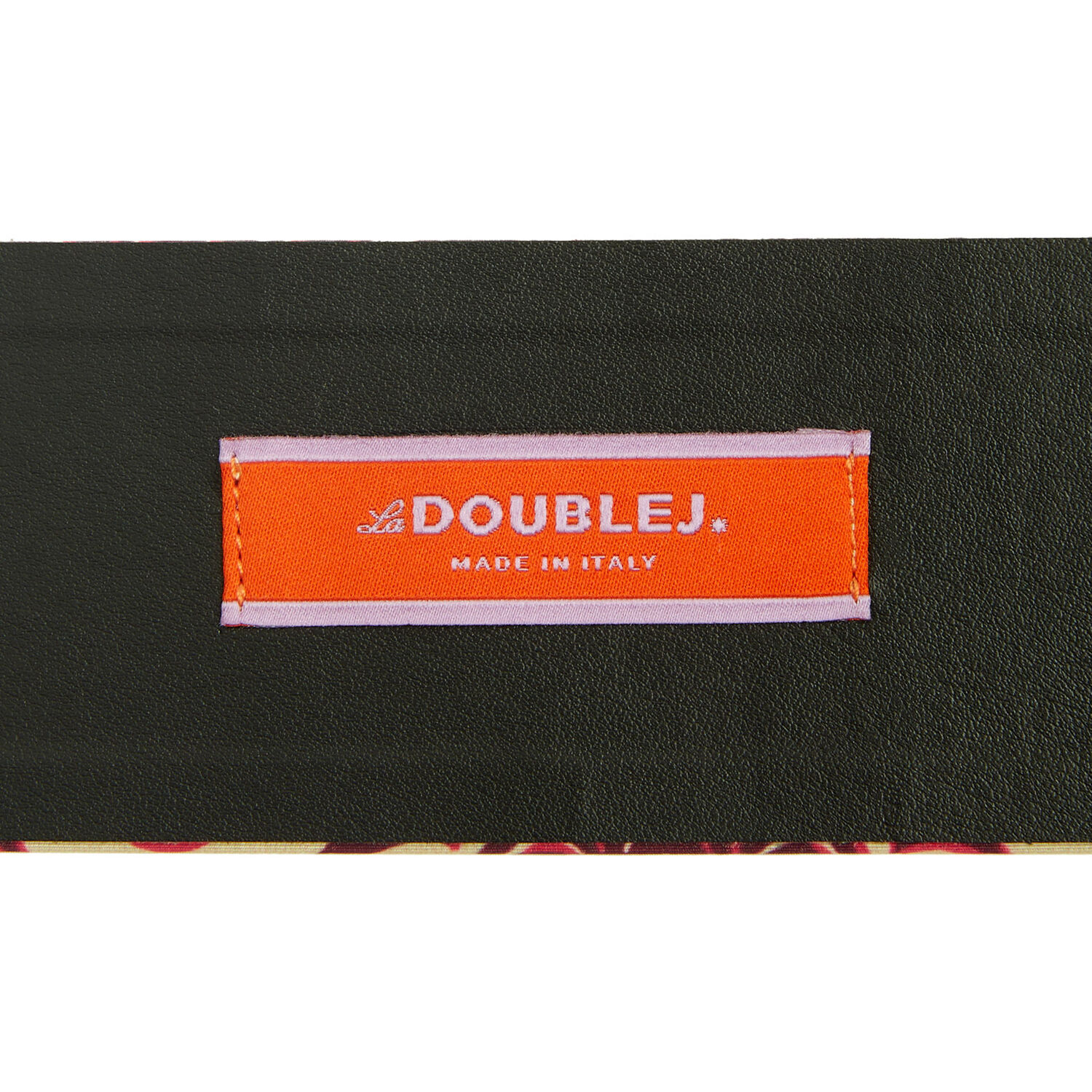 La Doublej Medium Belt In Fans Purple
