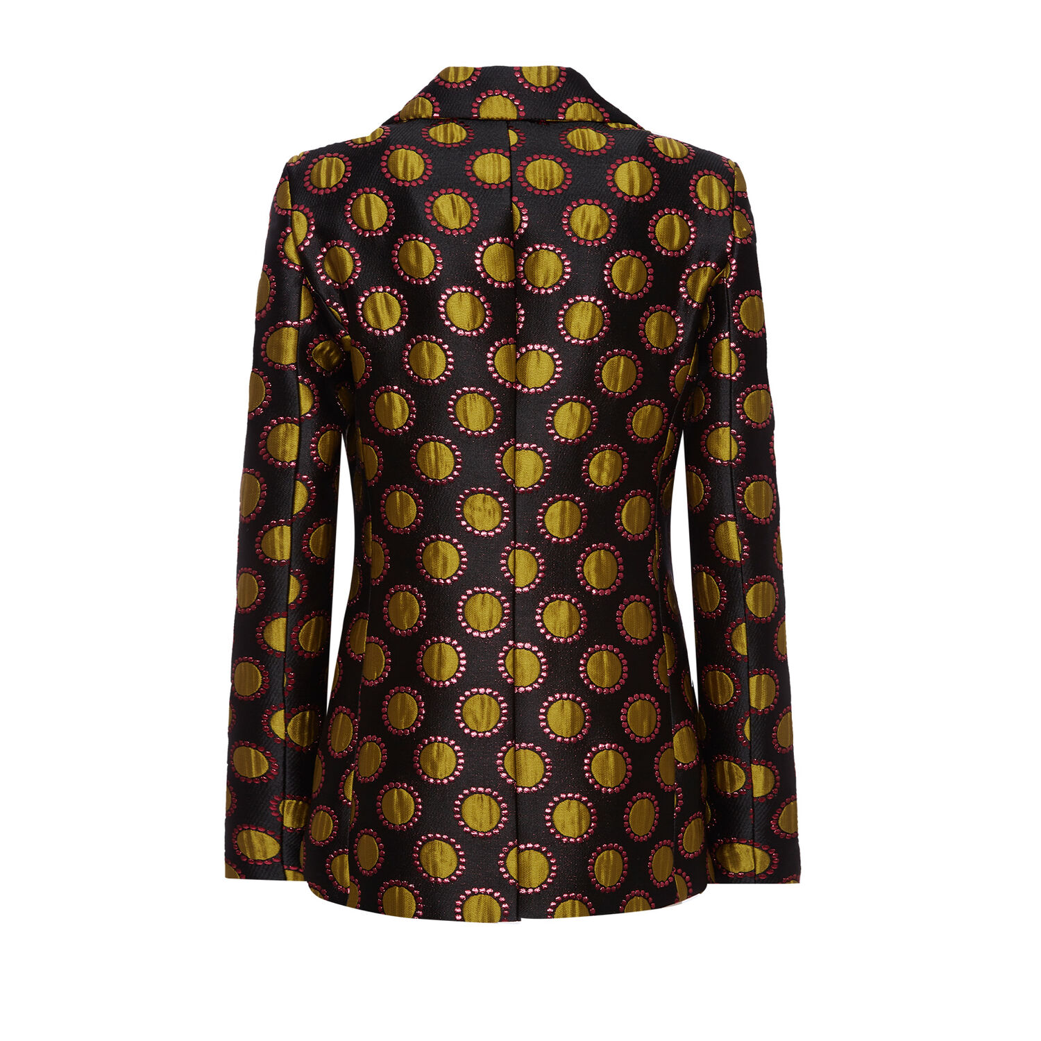 La Doublej 24/7 Patterned-jacquard Jacket In Winter Sun Black