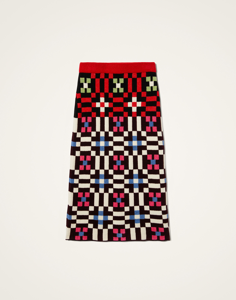 La DoubleJ Byte Skirt La DoubleJ Byte Skirt Multicolor Pink & Blue SKI0177KNI173VA387RE07