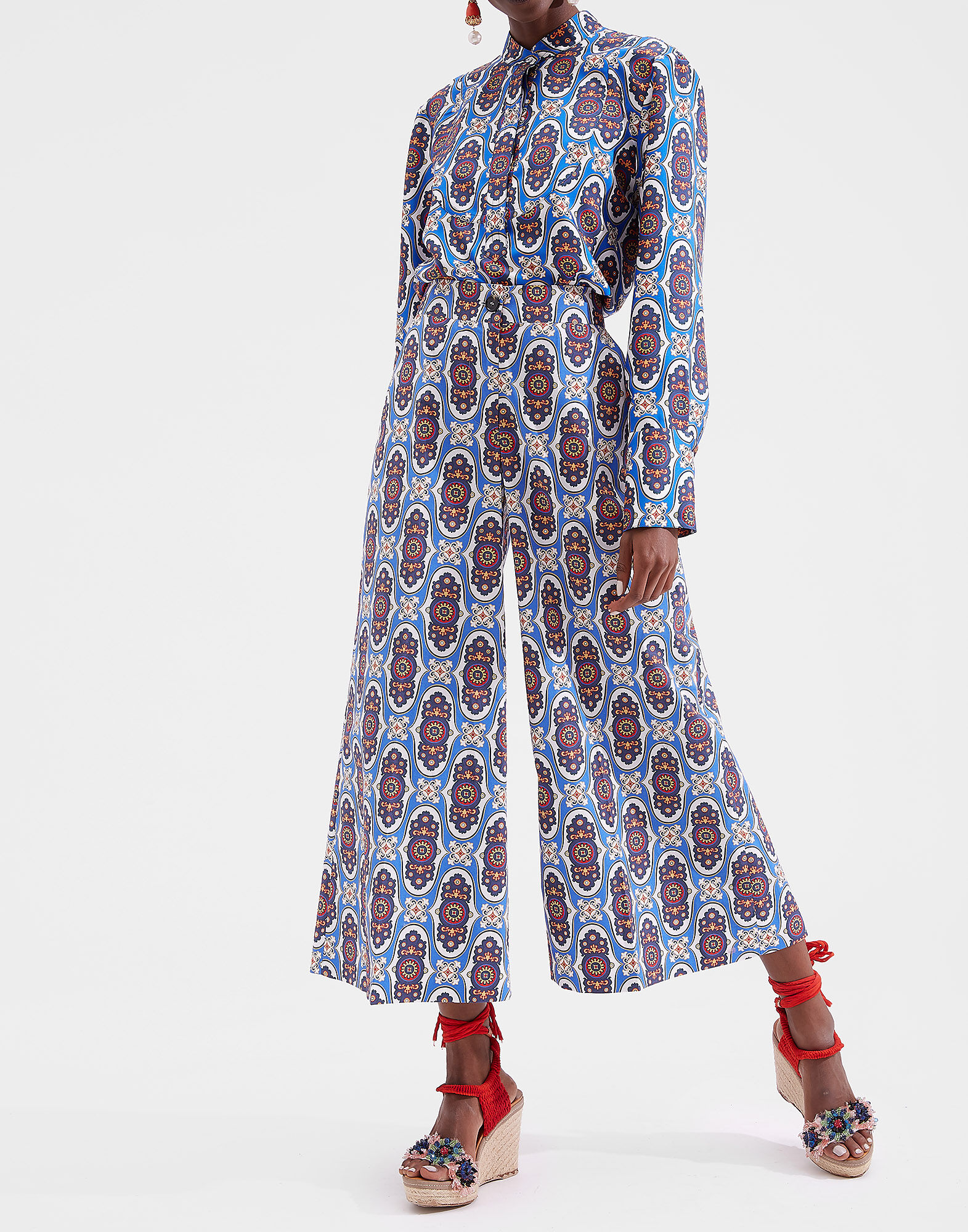 LaDoubleJ Coulotte Pants Amalfi TRO0027COT001AMA0001