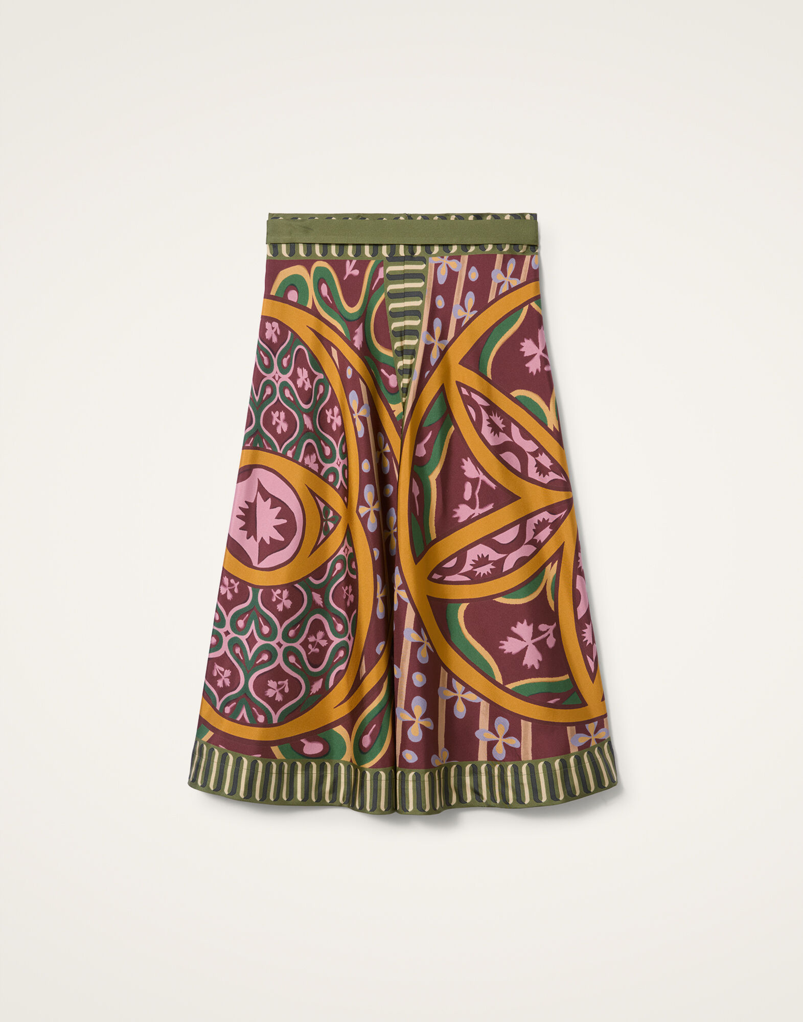 La DoubleJ Pareo Midi Skirt Eclipse Plac&eacute;e Yellow SKI0142SIL006ECL05YE02