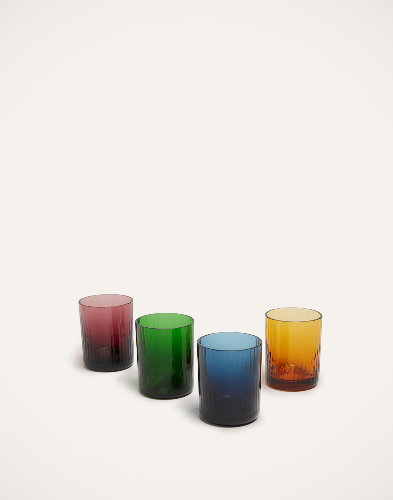 La DoubleJ Liquor Glass Set of 4 Misty Rainbow Mix GLA0017MUR001ASS0006