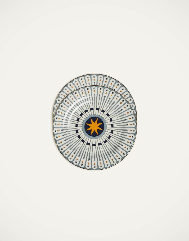 La DoubleJ Dessert Plates Set Of 2 La DoubleJ Dessert Plates Set Of 2 Feria Sky Blue DES0002CER001FER01BU10