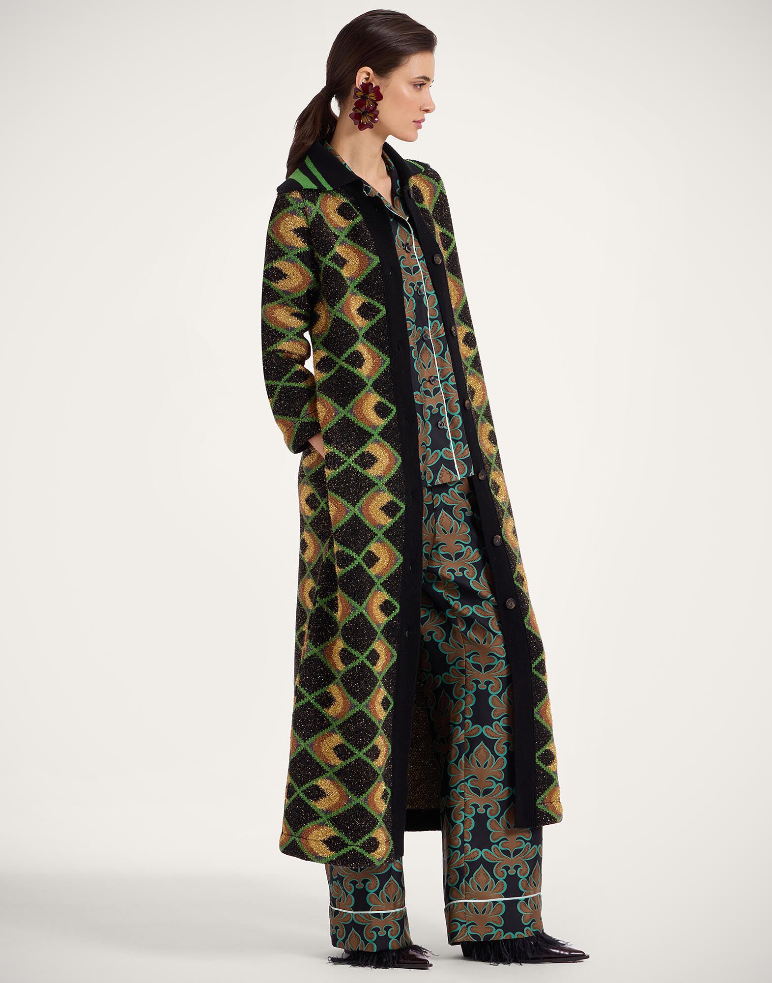 La DoubleJ Half-Light Coat Half-Light Black PUL0222KNI132VA305BL01