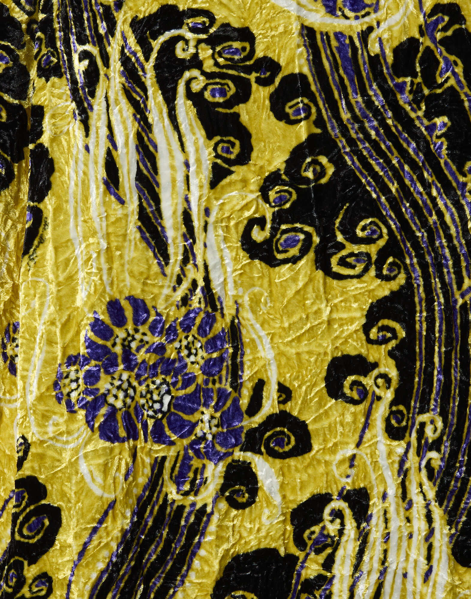 La DoubleJ Long Sleeve Swing Dress Atlantis Yellow DRE0184VEL016ATL01YE02