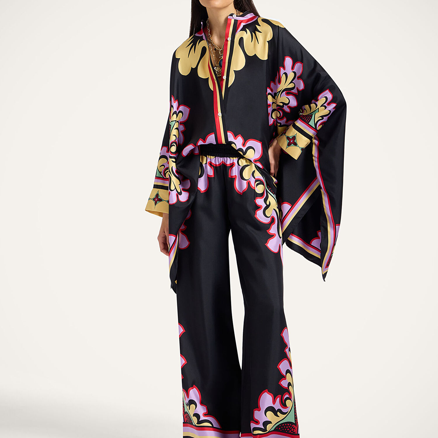 La Doublej Palazzo Pants In Black