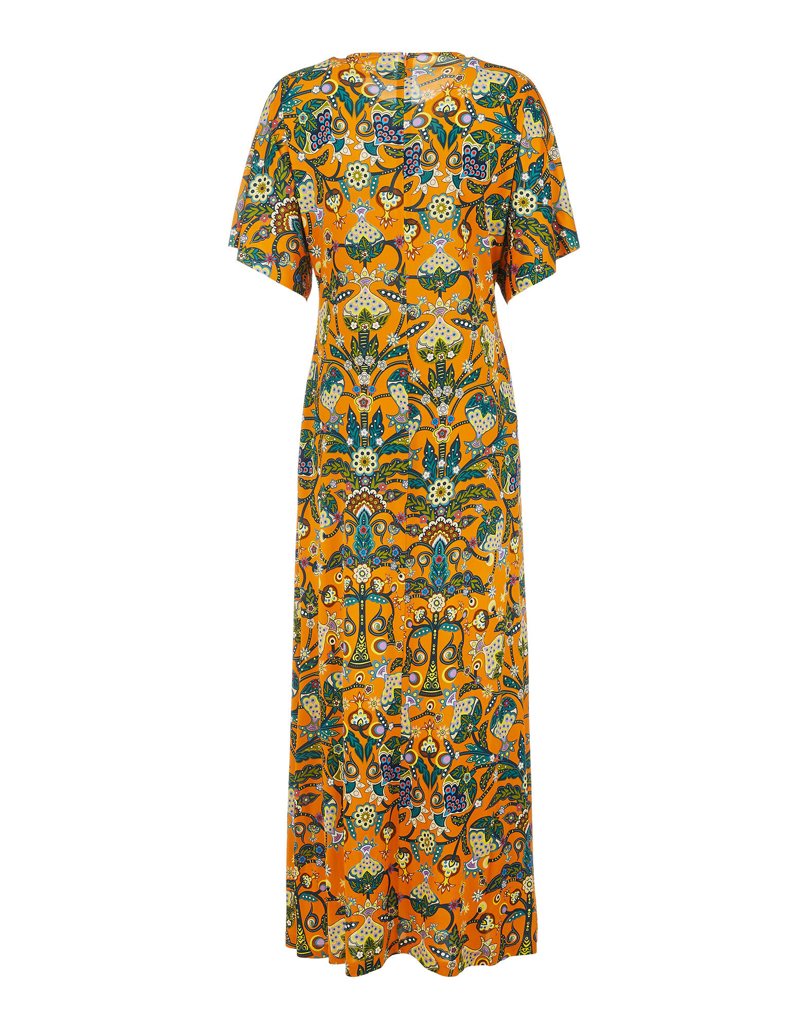 LaDoubleJ Goddess Dress Tree Of Life Arancio DRE0250JER011TFL0002