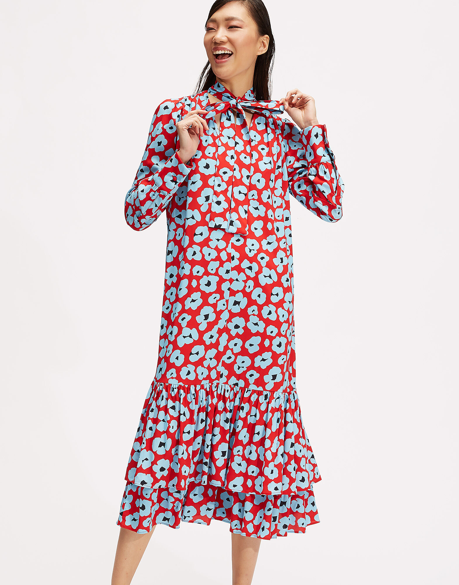 LaDoubleJ Good Witch Dress Flower Leopard DRE0088VIS001FLL0001