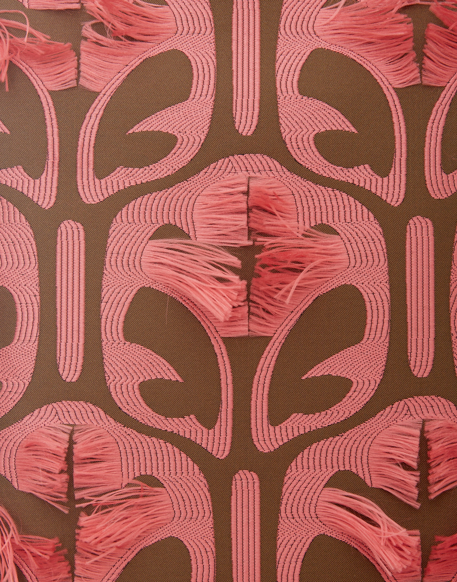 La DoubleJ Pencil Skirt Grove Kaki/Pink SKI0011JCQ043GRV03PI01