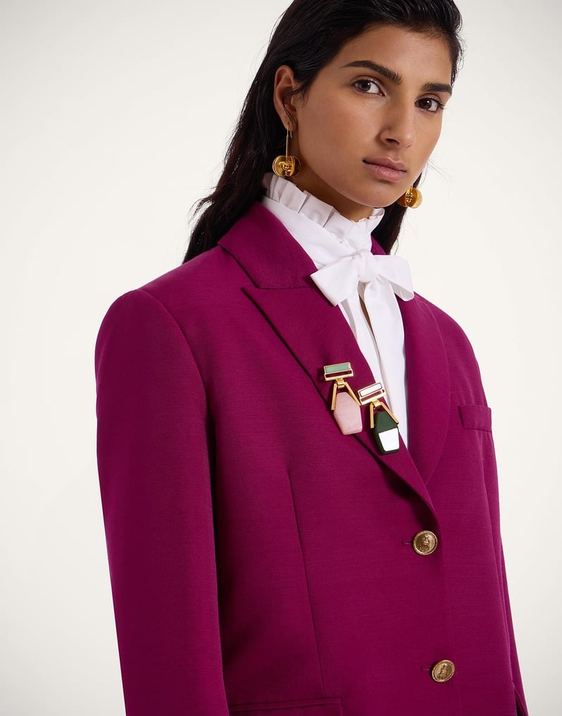 La DoubleJ Jones Jacket La DoubleJ Jones Jacket Solid Purple JAC0106CAD001SOLIDPU01