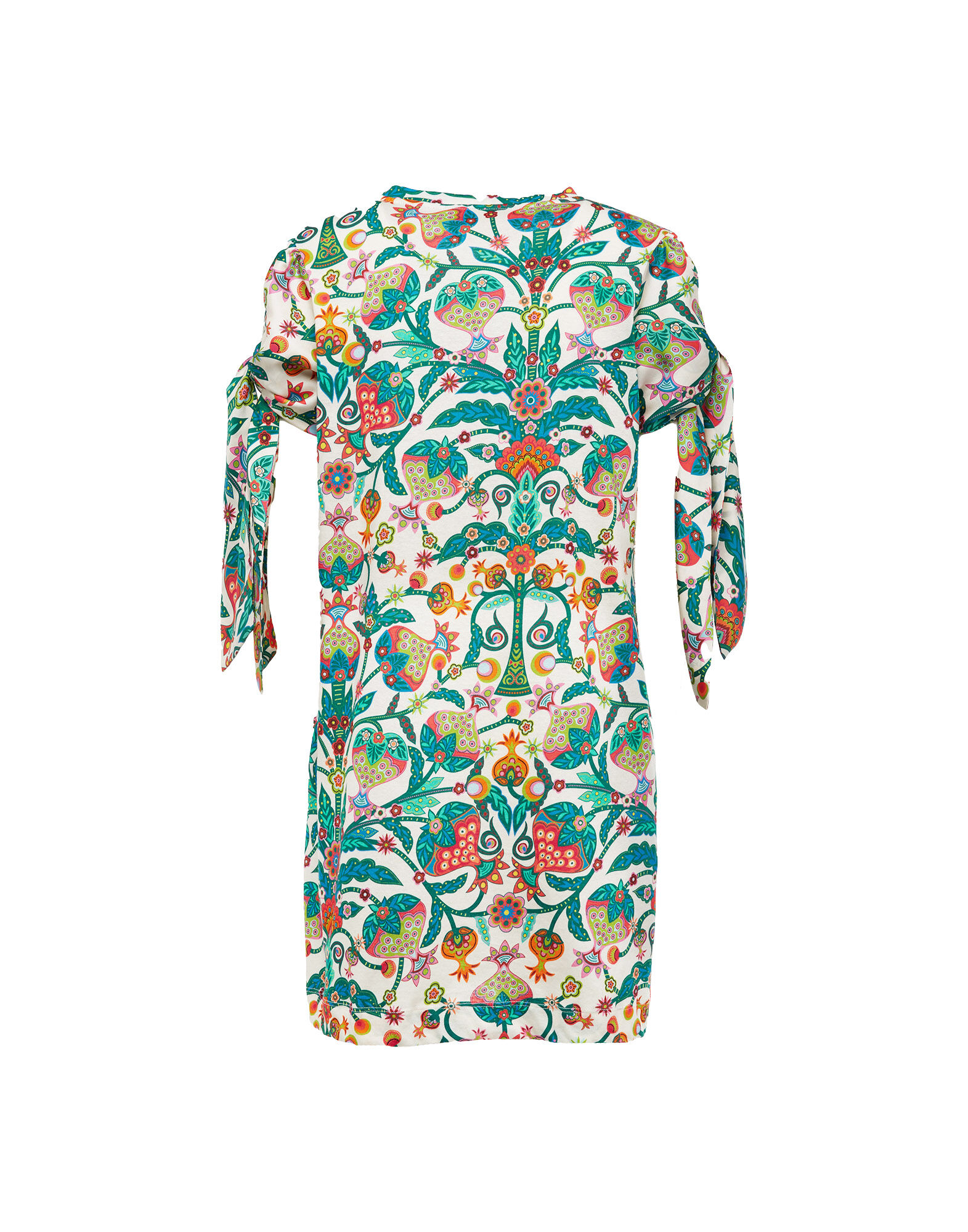 LaDoubleJ Tie Dress Tree Of Life Bianco DRE0241JER002TFL0001