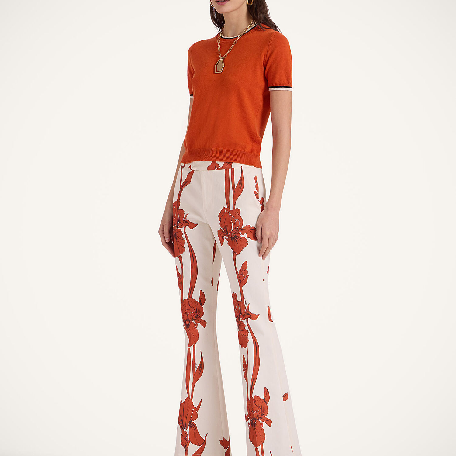 La Doublej Busy-bee Tee In Orange