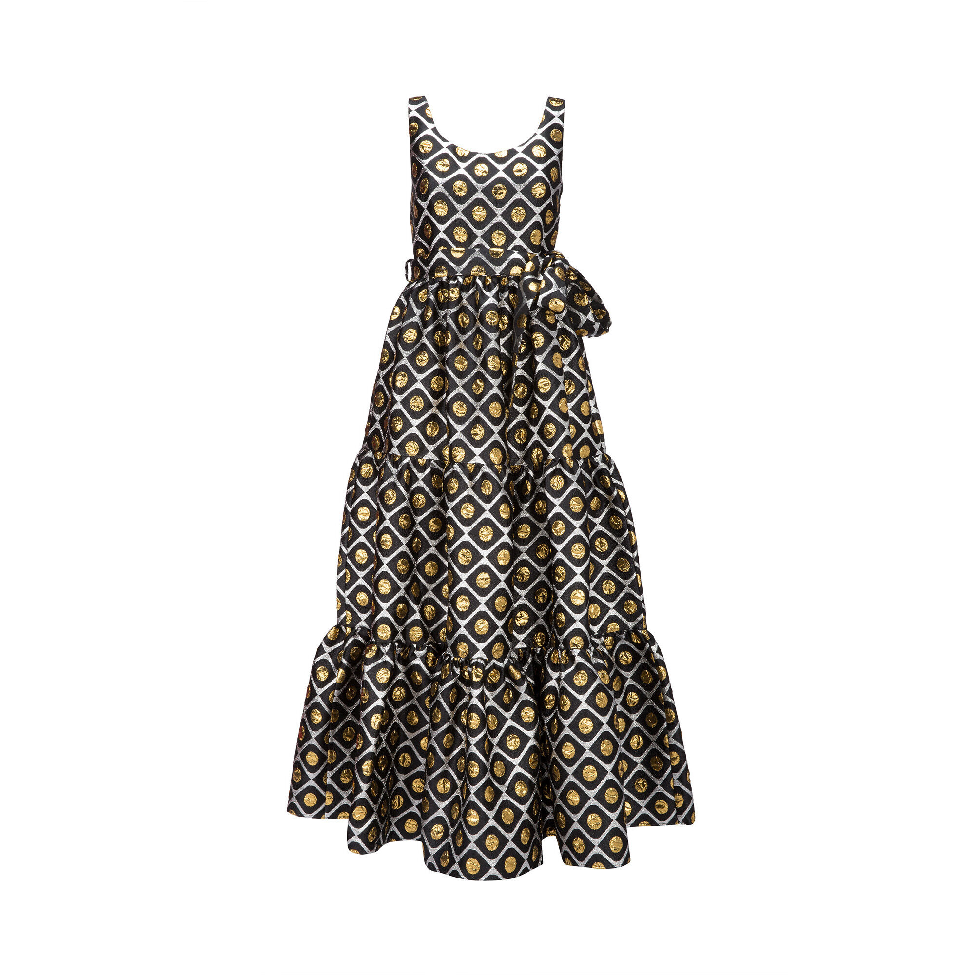 LaDoubleJ Pellicano Dinner Dress Pomodorini Oro DRE0034JAC010POM0002