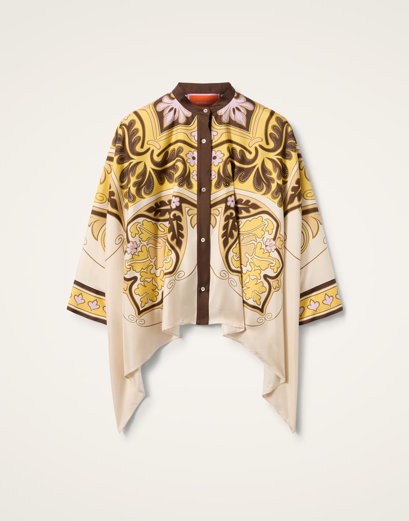 La DoubleJ Foulard Shirt La DoubleJ Foulard Shirt Spells Placée Yellow SHI0059SIL006SPE01YE02