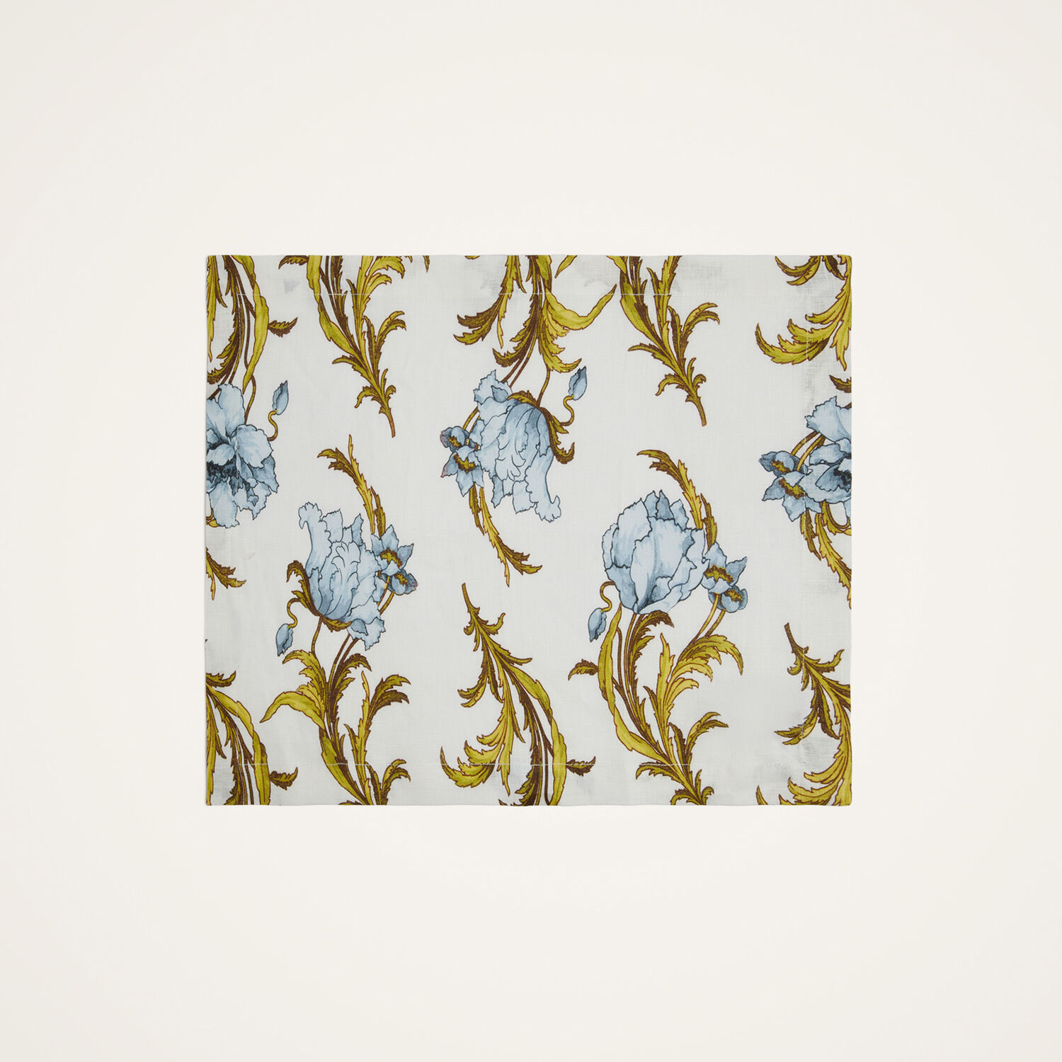 La Doublej Placemats & Runners Women - Placemats Set Of 2 Nymph Bloom Light Blue One Size 100% Linen 