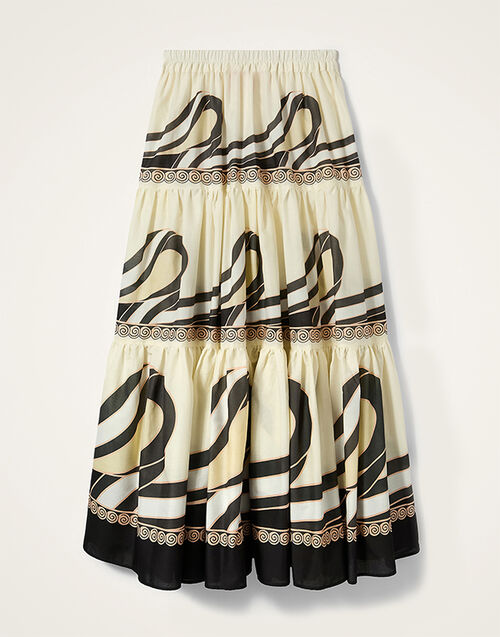 La DoubleJ Big Skirt Ambrosia Plac&eacute;e Pale Pink SKI0139COT056AMB03PI02