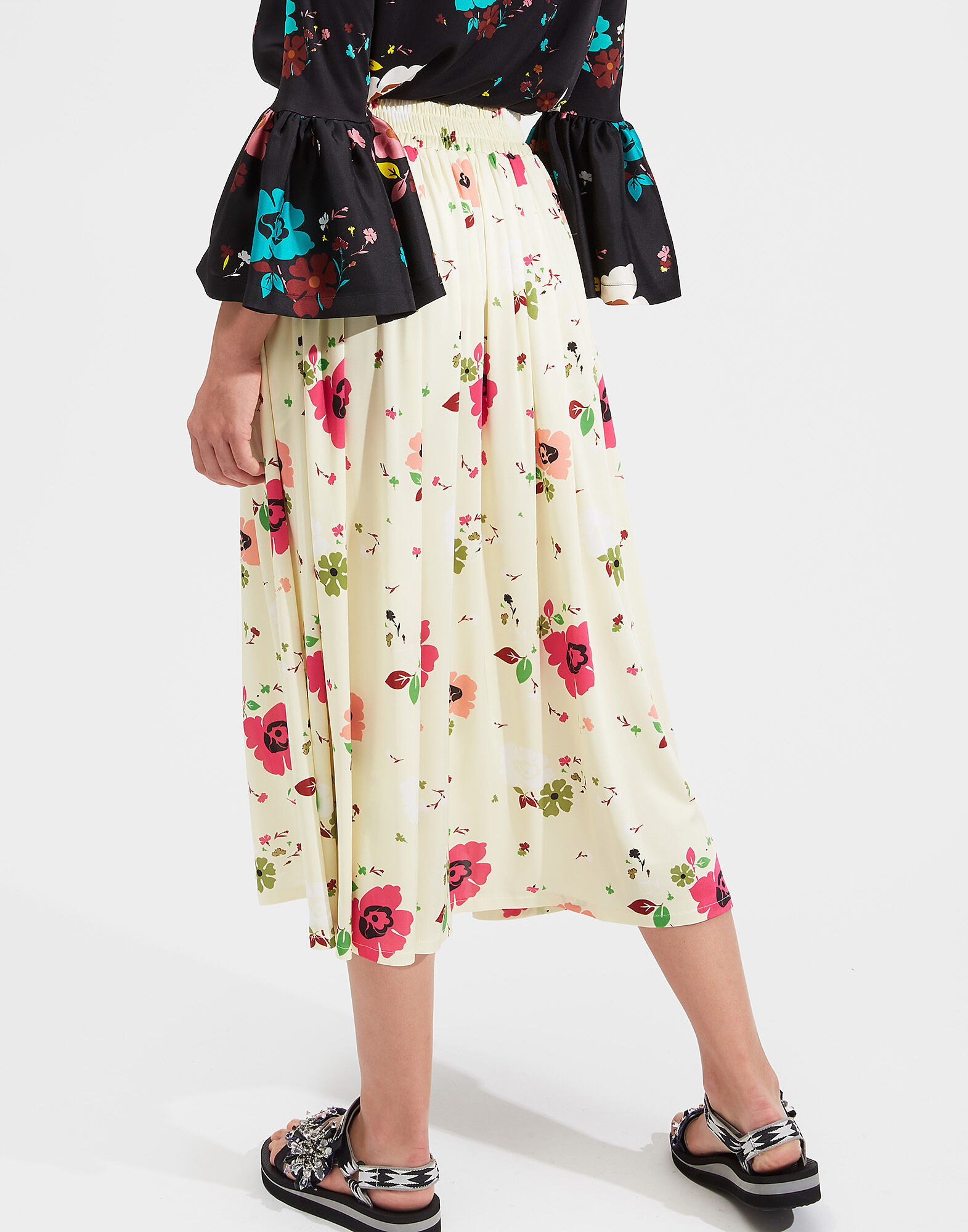 LaDoubleJ Simple Skirt Giardino SKI0051JER003GIA0003