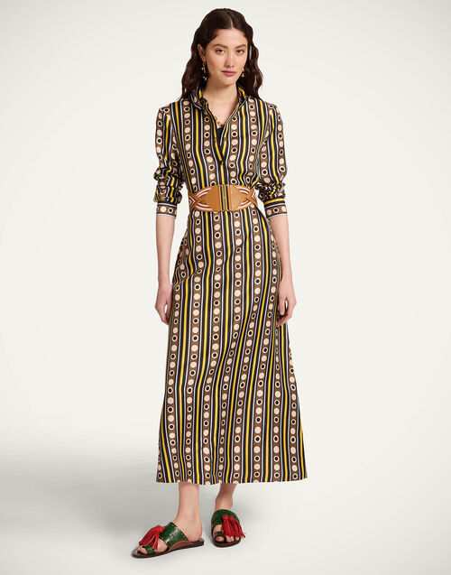 La DoubleJ Chemise Swing Dress Sanctuary Brown DRE0913SIL001SAC01BR02
