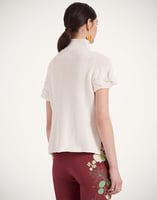 La DoubleJ Portrait Top La DoubleJ Portrait Top Solid Ivory PUL0204KNI120VA271WH04