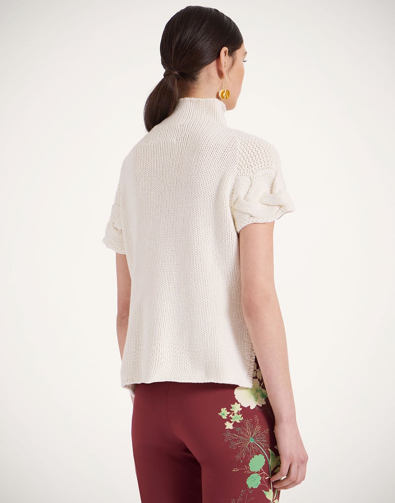 La DoubleJ Portrait Top La DoubleJ Portrait Top Solid Ivory PUL0204KNI120VA271WH04