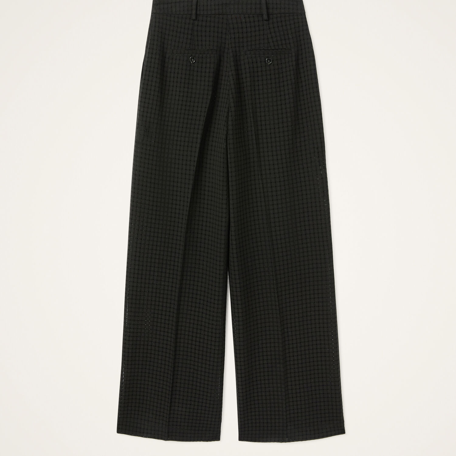 La Doublej Loose Pants In Black
