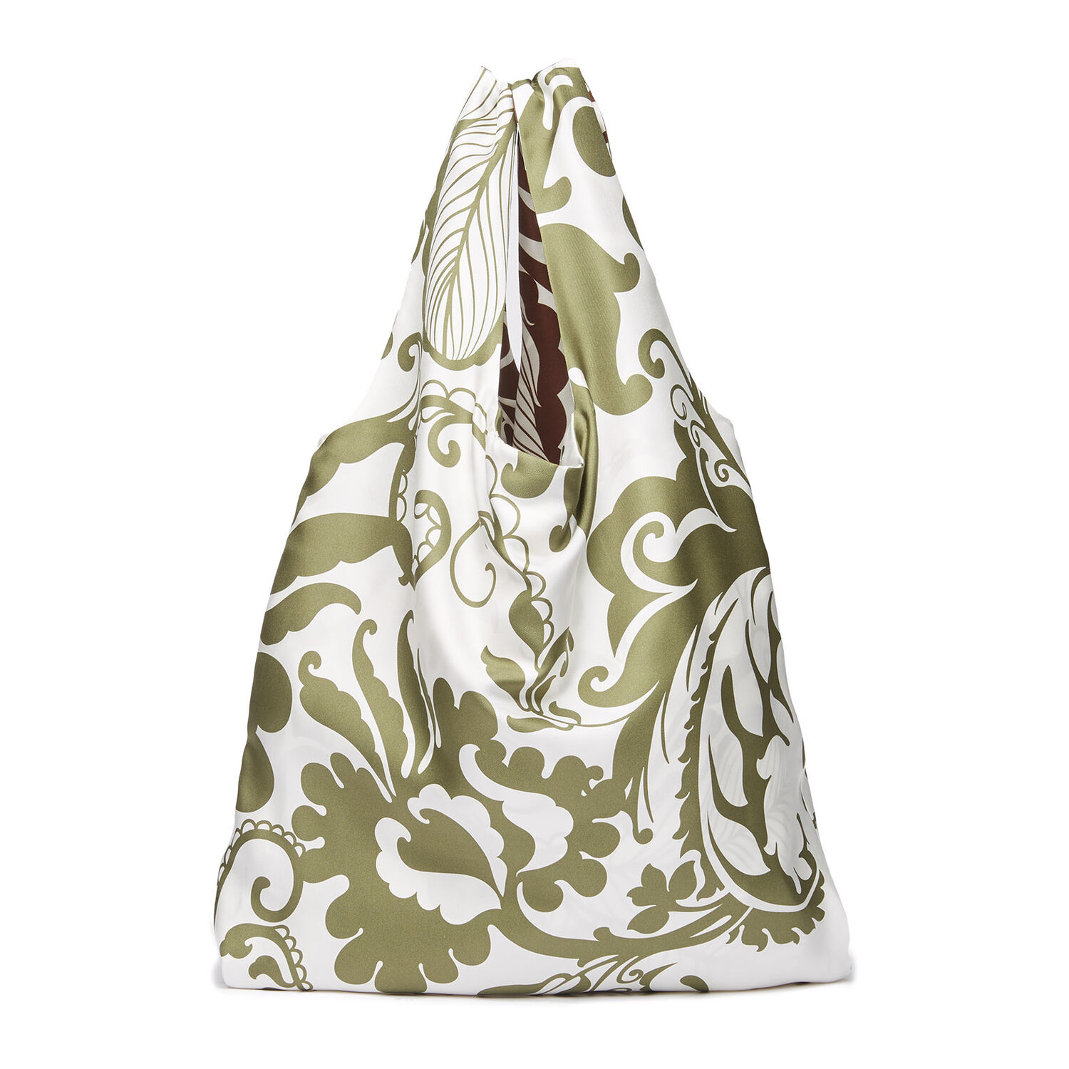 La Doublej Shopping Bag In Marea Olive