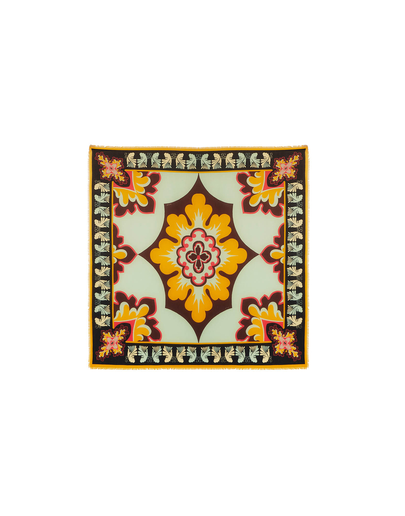 La DoubleJ Foulard 140 La DoubleJ Foulard 140 Palazzo Yellow SCA0060MOS001PAL05YE02