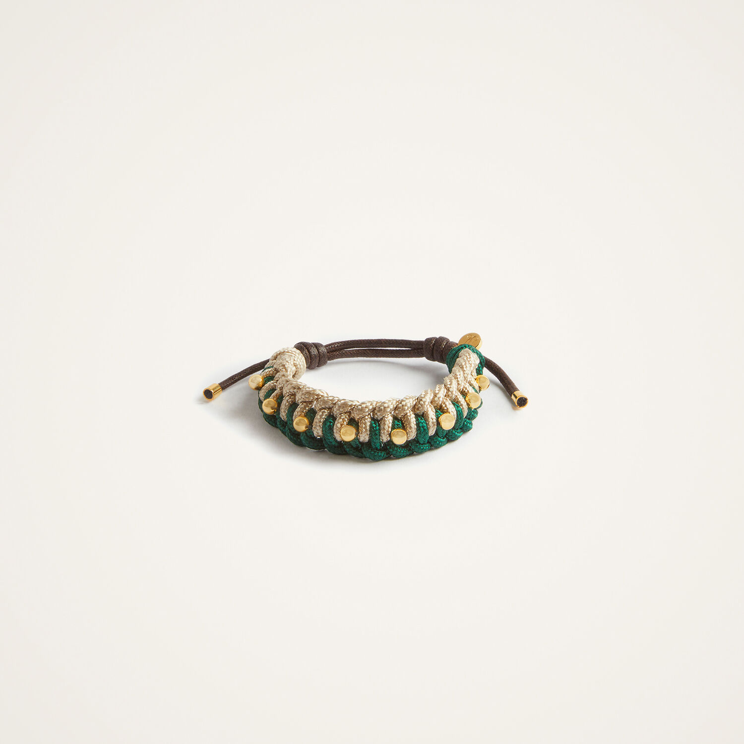 La Doublej Better Together Bracelet In Bicolor Emerald & Ivory