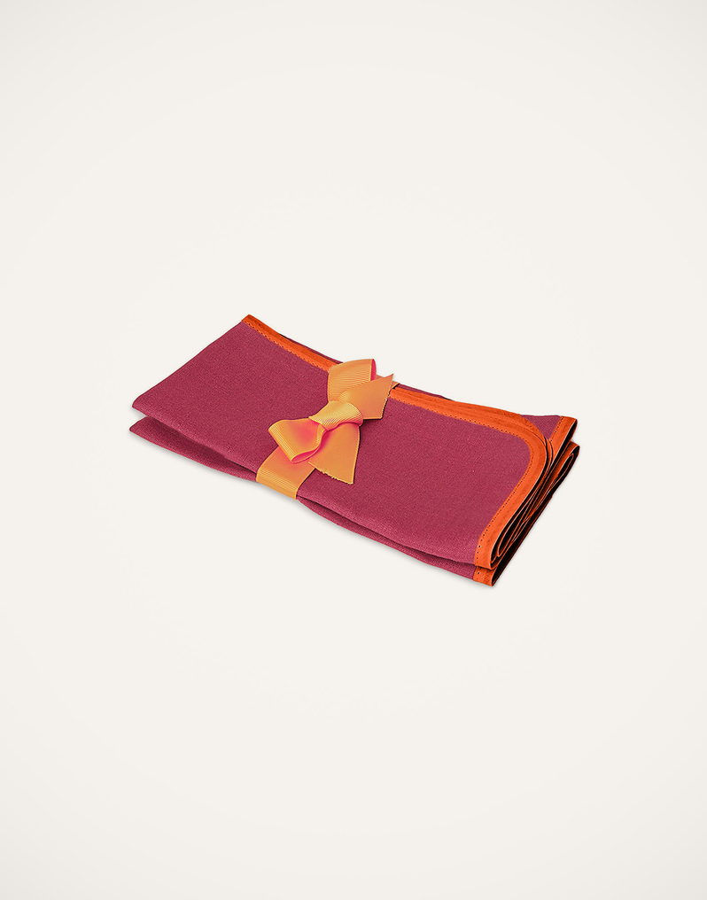 La DoubleJ Large Napkins Set Of 2 La DoubleJ Large Napkins Set Of 2 Rainbow Raspberry NAP0010LIN006RAI0029