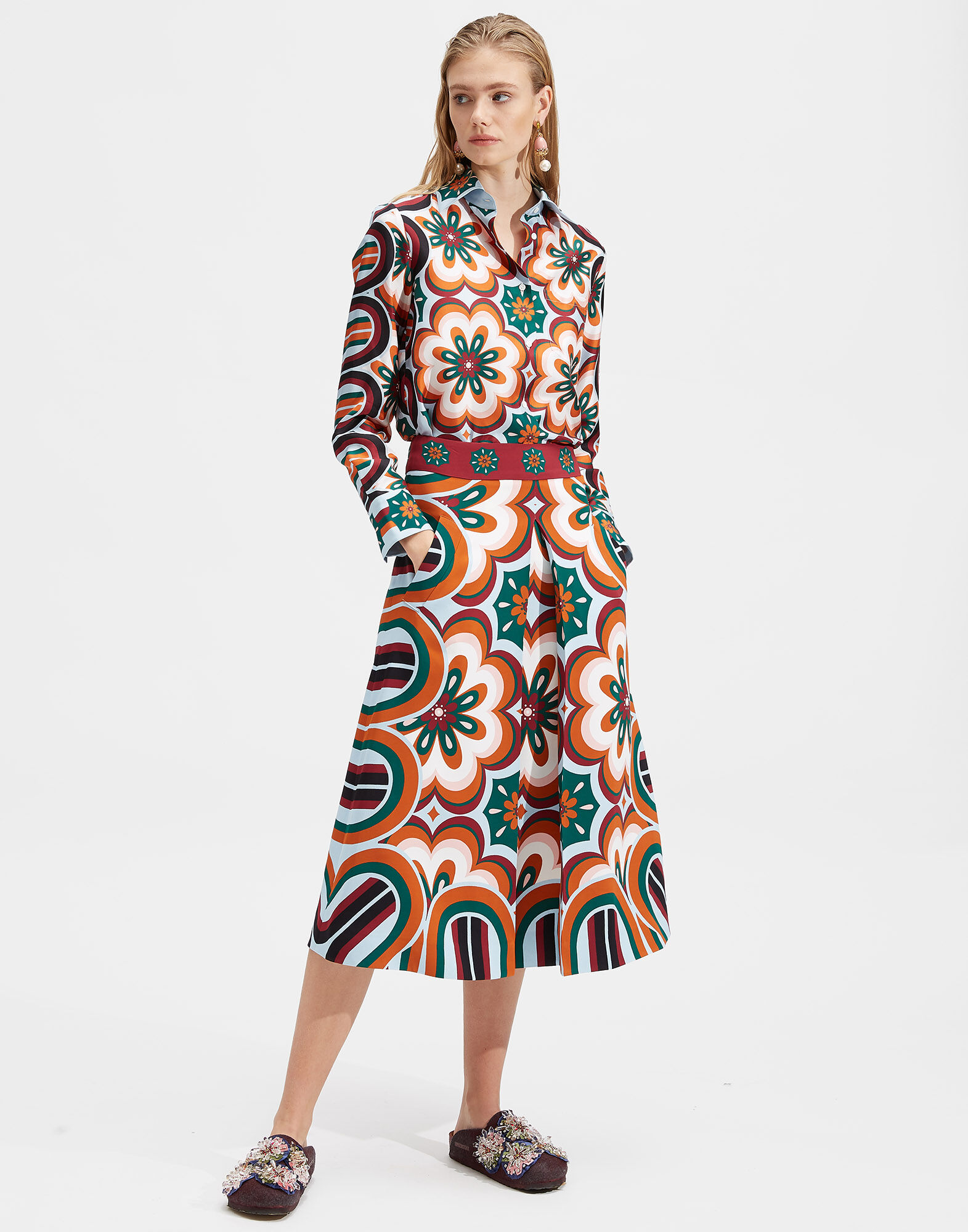 LaDoubleJ Boy Shirt Ciccio Arancio SHI0040SIL006CIC0002