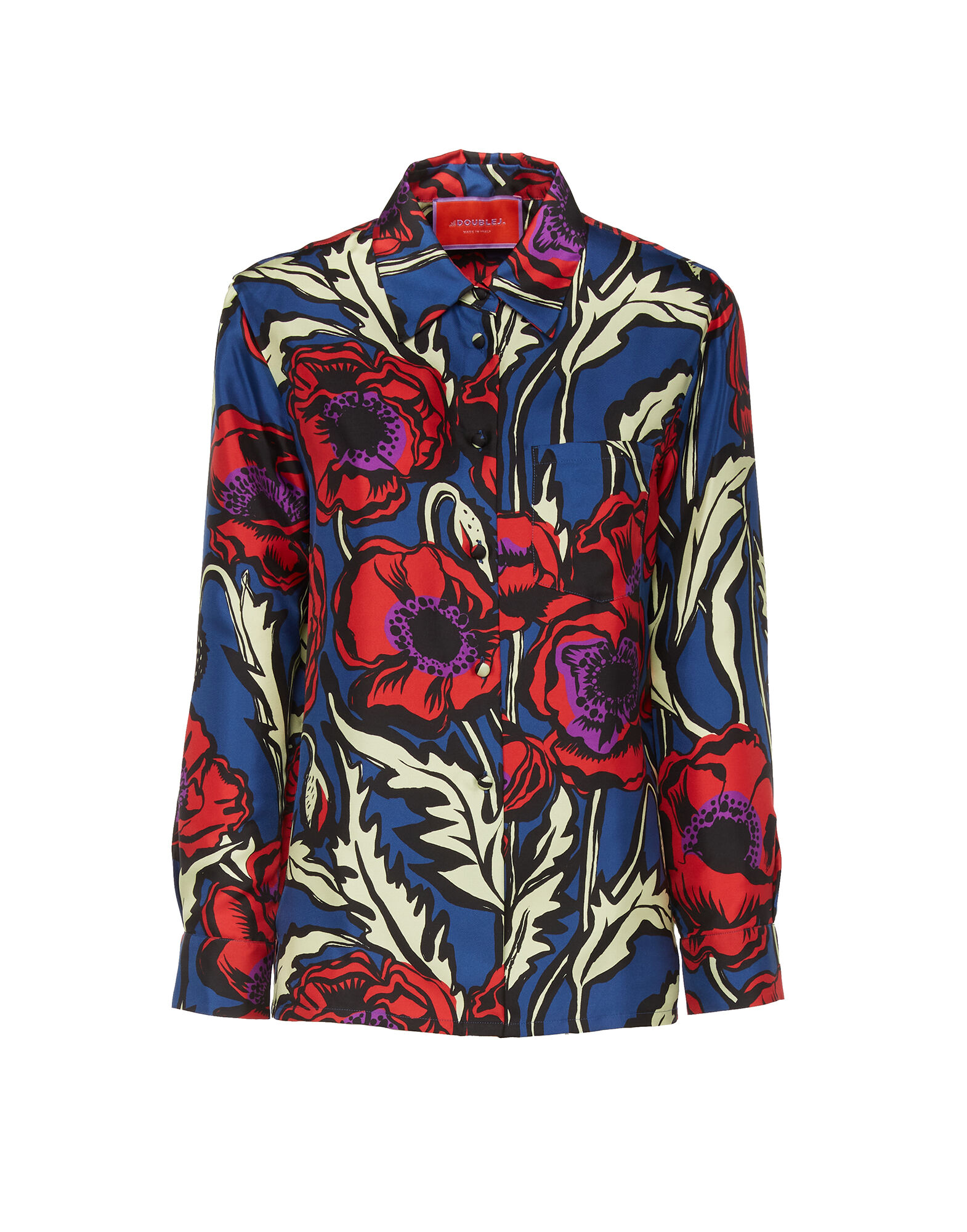La DoubleJ Boy Shirt Big Blooms SHI0001SIL001PFI0001