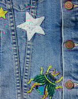 La DoubleJ The Clean Armhole Drifter Vest La DoubleJ The Clean Armhole Drifter Vest Star Of The Show Blue JAC0139DEN011STA03BU03