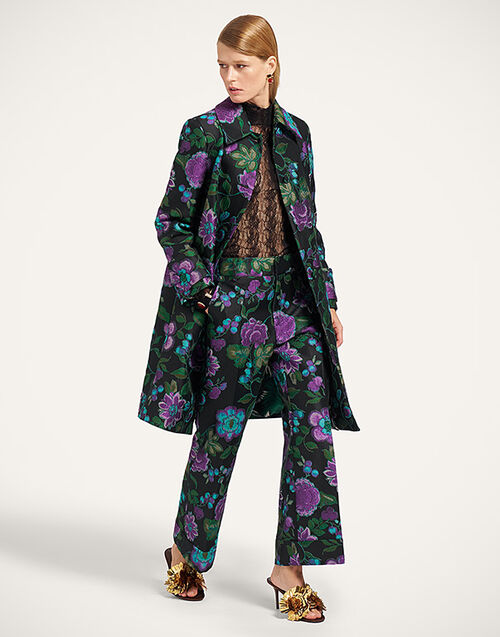 La DoubleJ Precious Coat Botanical Black JAC0122JCQ144BOT01BL01