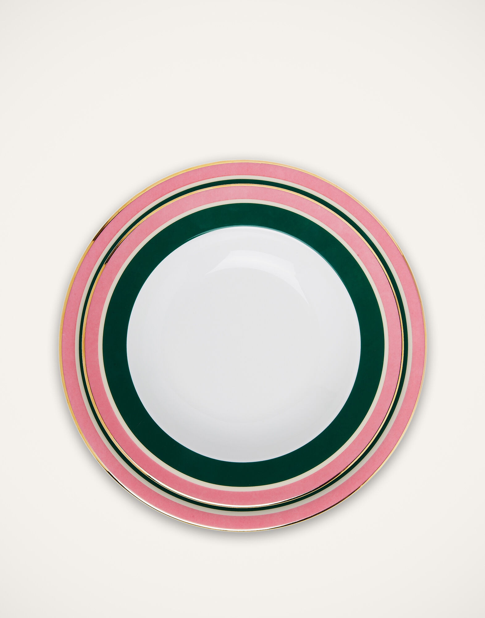 La DoubleJ Soup & Dinner Plate Set of 4 Rainbow Mix DIS0033CER001RAI0005