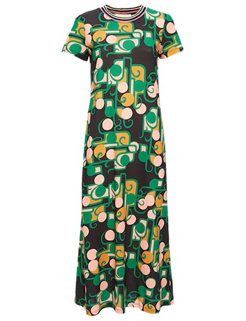 La DoubleJ Sporty Swing Dress La DoubleJ Sporty Swing Dress Deco DRE0247JER002DEC0001