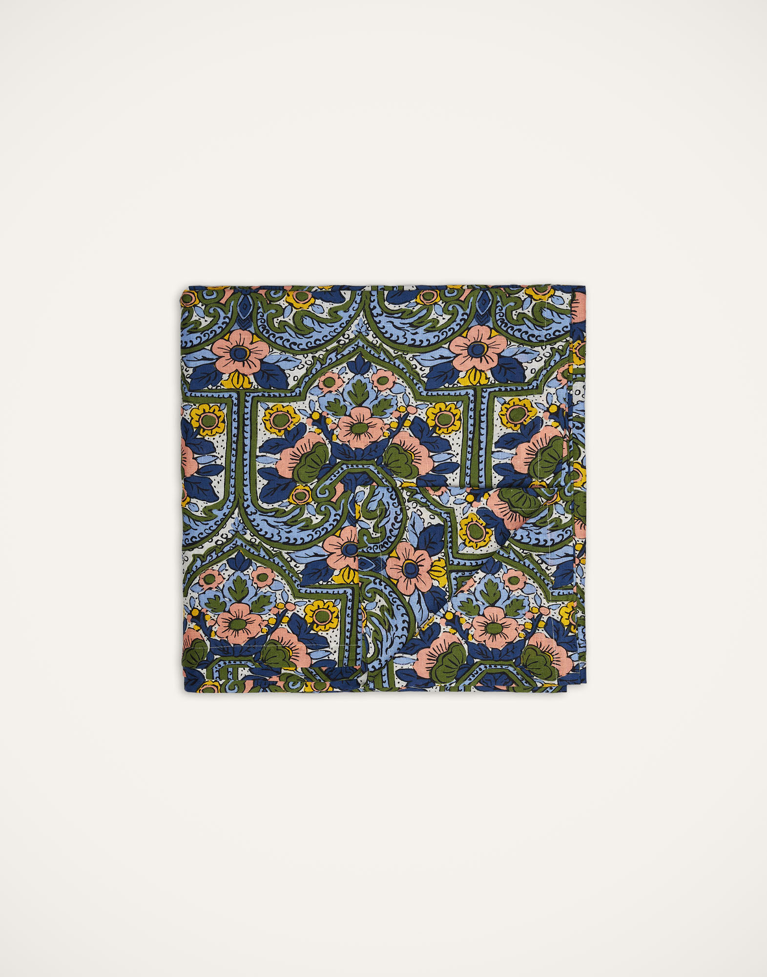 【美品】Salsation Cotton Bla LBlue 新作☆ Medium Tablecloth in Corte Blu - Homeware | La DoubleJ