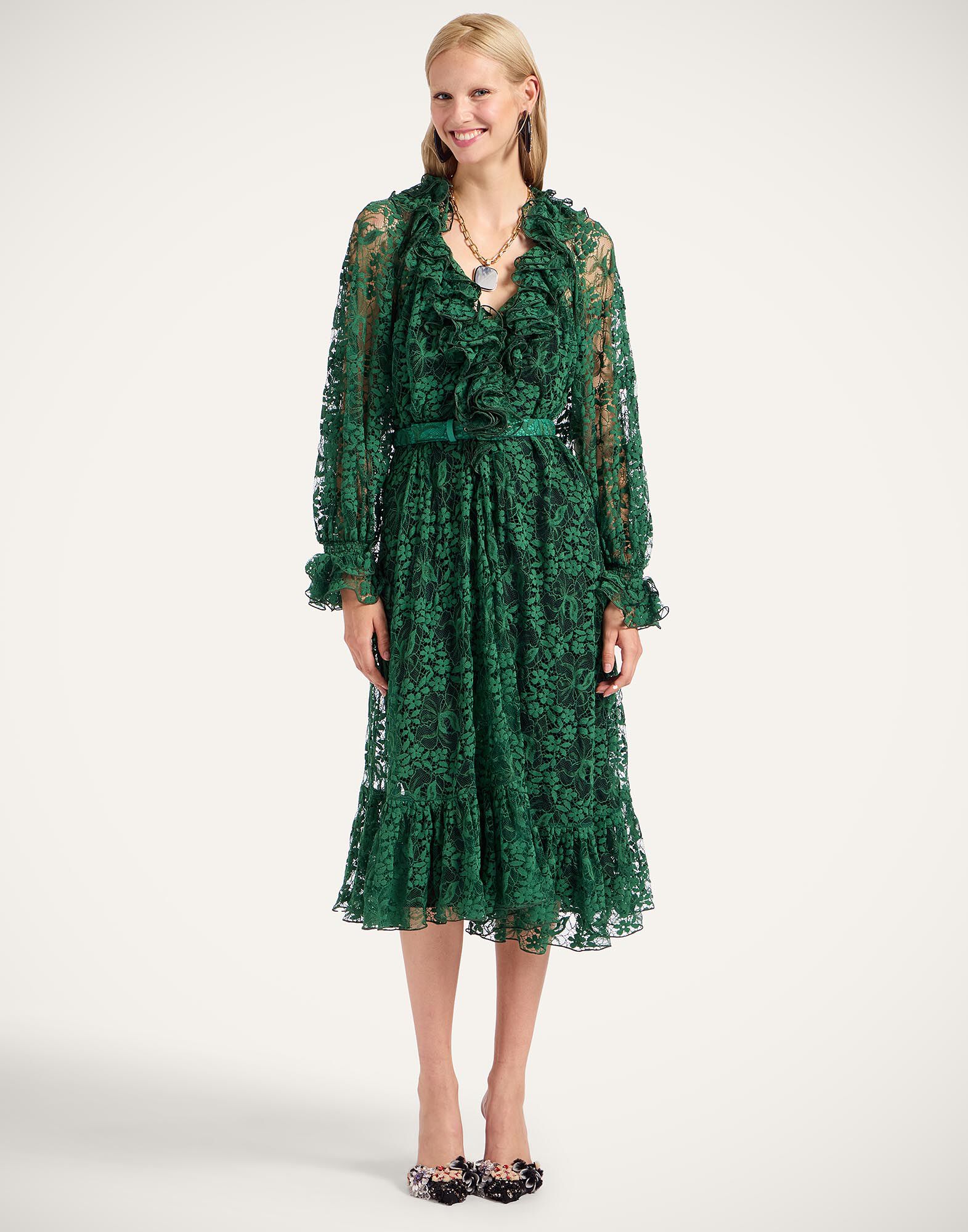 La DoubleJ Hey Jude! Dress Dark Green DRE0850EMB083IRS05GR03