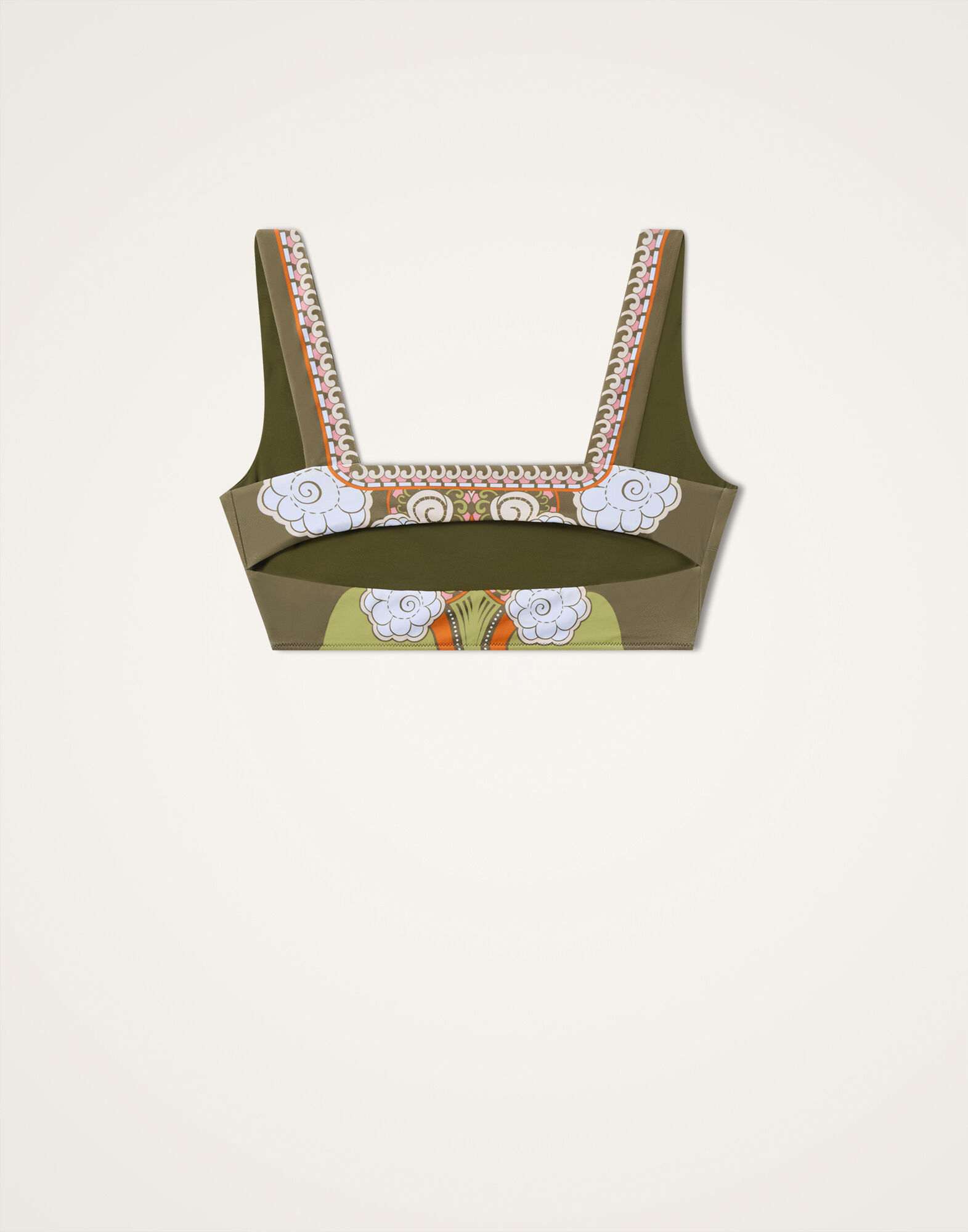 La DoubleJ Pammy Bikini Top Ambrosia Plac&eacute;e Green SWI0106LYC009AMB03GR02