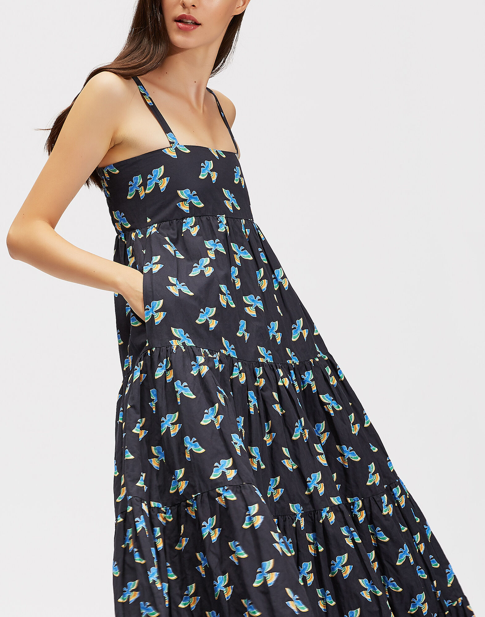 LaDoubleJ Bouncy Dress Flying Colombo DRE0042COT004FLY0001