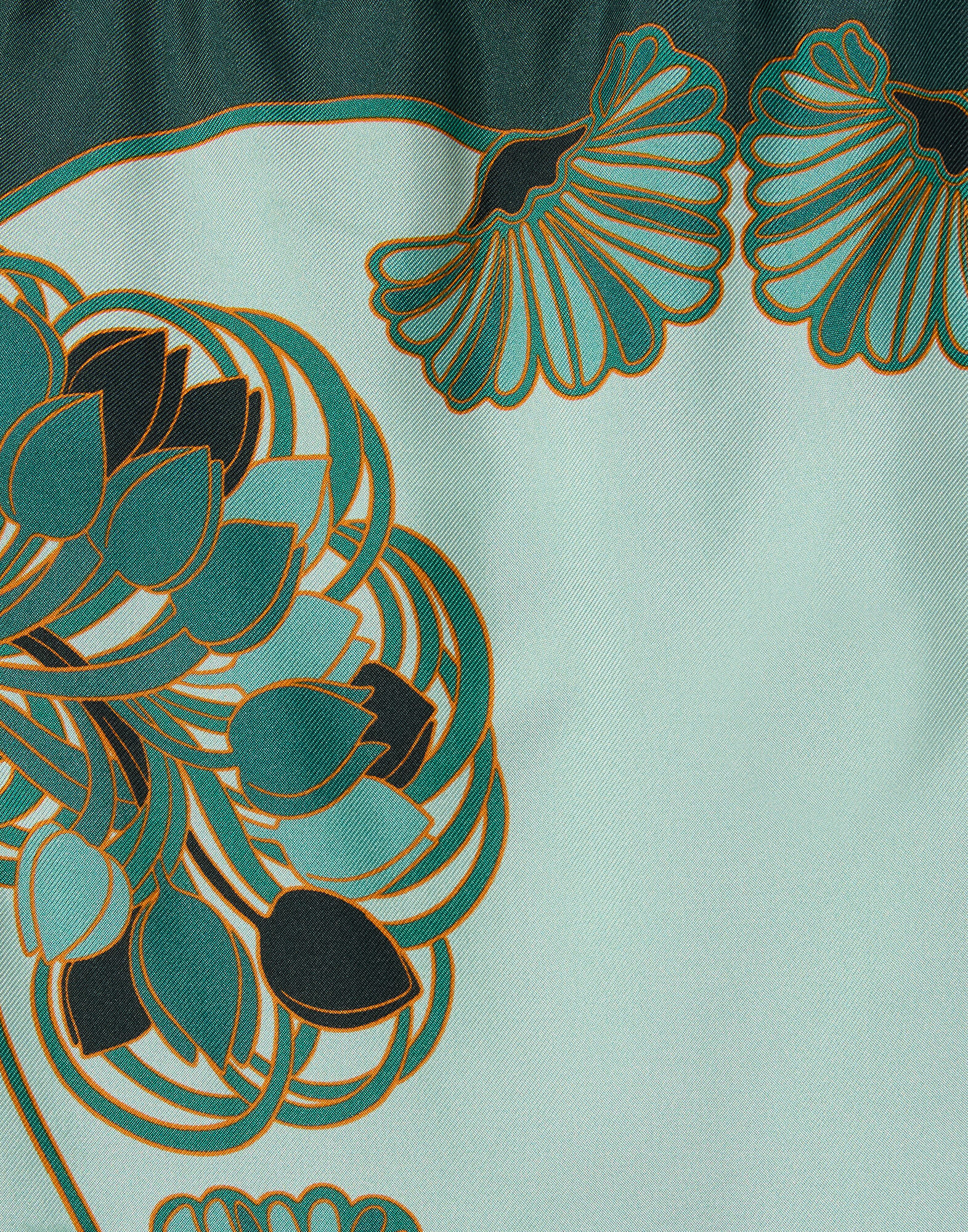 La DoubleJ Sand Dollar Top Blooming Tulip Plac&eacute;e Mint TOP0153SIL017BTU01GR11