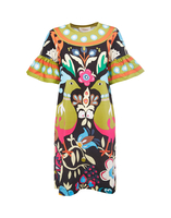 LaDoubleJ Walk The Dog Dress LaDoubleJ Walk The Dog Dress Peacock DRE0263JER009PEA0001